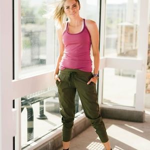 Zyia Olive Trail Joggers